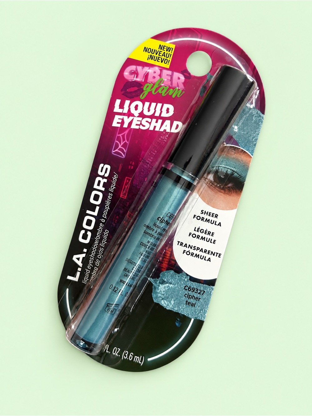 L.A. COLORS Cyber Glam Liquid Eyeshadow - Teal